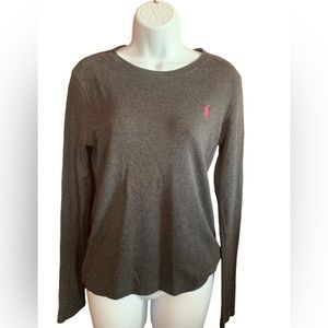 Ralph Lauren ladies sweater with pink horse